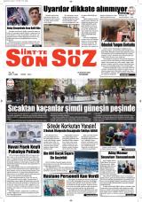 SİİRT’TE SON SÖZ