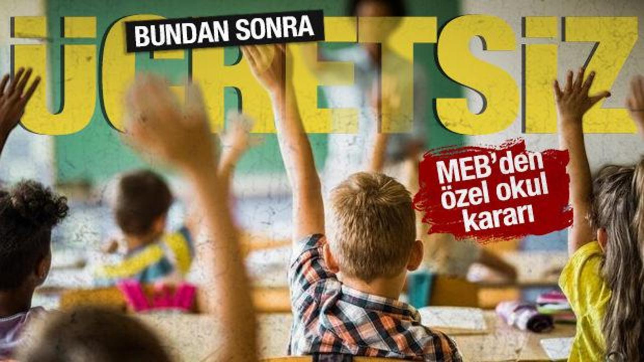 Son dakika! MEB’den özel okullarla ilgili açıklama: Aynı ders kitapları okutulacak