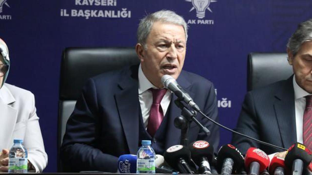 Hulusi Akar’dan PKK’nın feshiyle ilgili açıklama