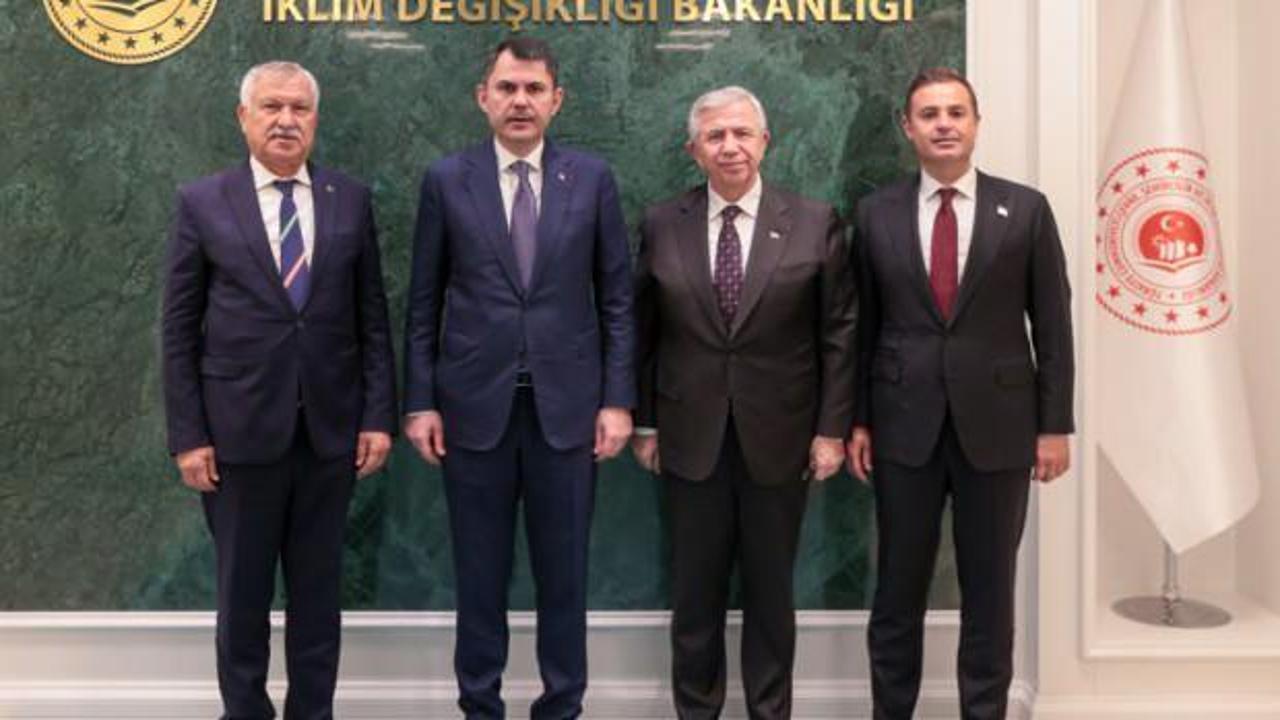 Mansur Yavaş, Zeydan Karalar ve Ahmet Akın’dan Bakan Kurum’a ziyaret! İlk açıklama geldi