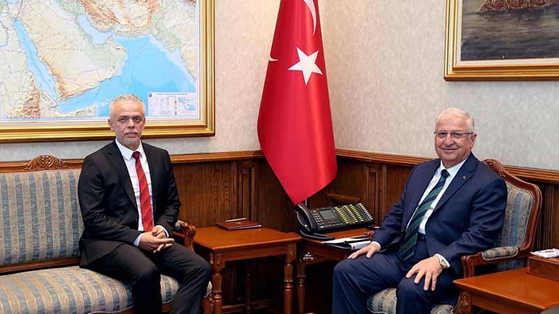 Bakan Güler, KKTC’nin Ankara Büyükelçisi Korukoğlu’nu kabul etti