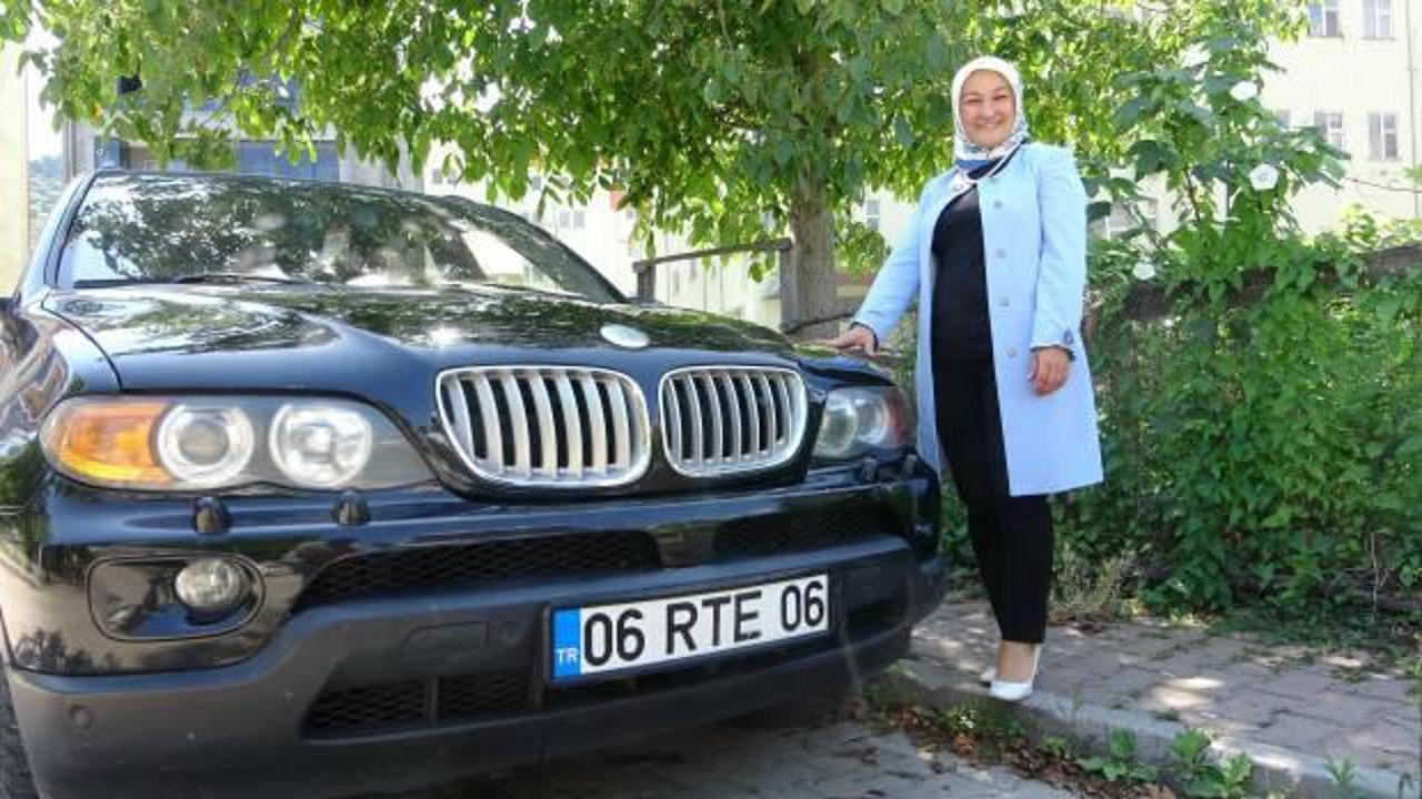 Sadece plakası için bu aracı aldı: Gören dönüp tekrar bakıyor! “06 RTE 06” Giresun’da
