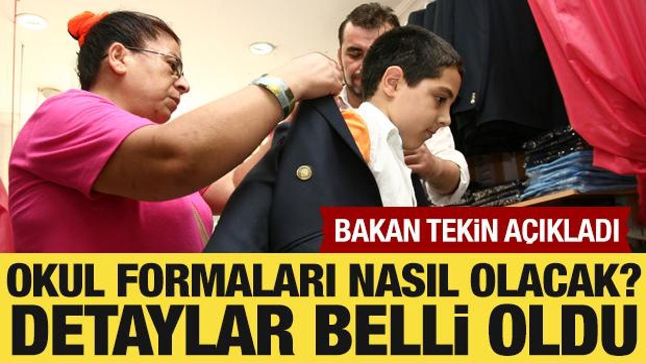 Okul formaları nasıl olacak? Bakan Tekin’den açıklama: Detaylar belli oldu