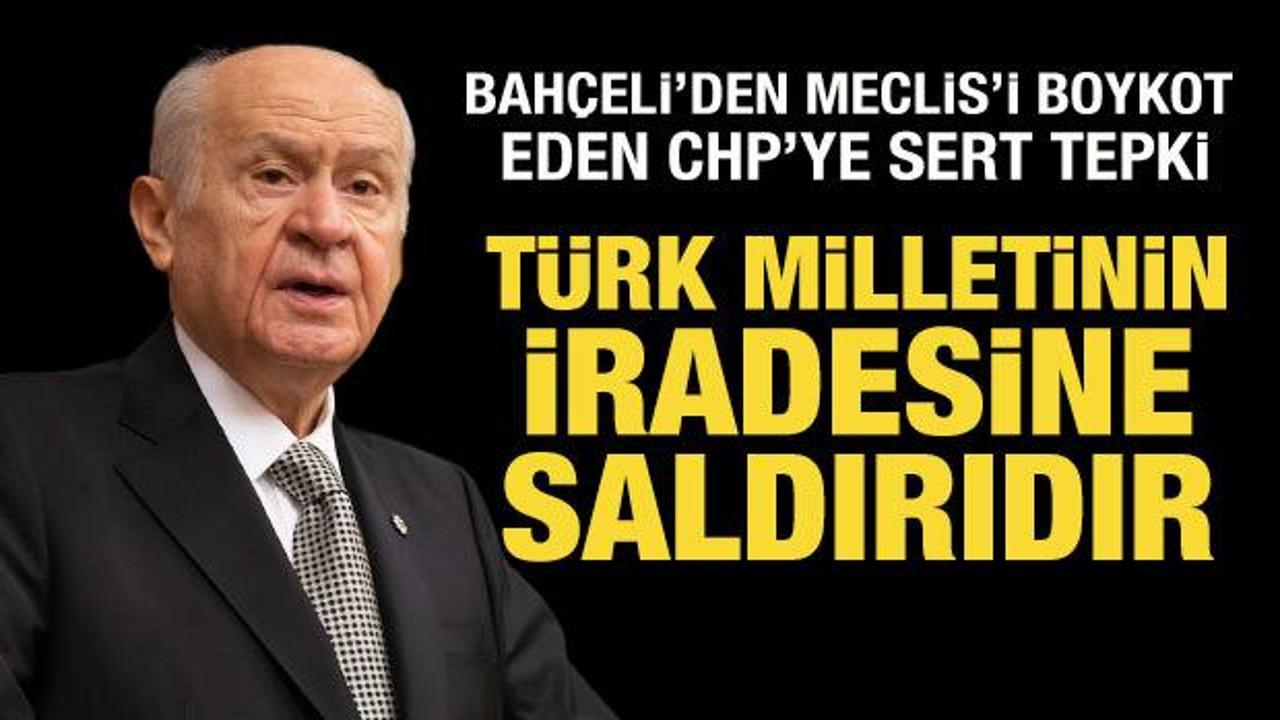 Bahçeli’den CHP’ye sert tepki