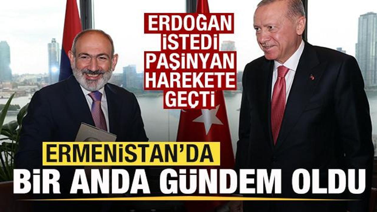 Erdoğan istedi, Paşinyan harekete geçti! Tarihi adım Ermenistan’da gündem oldu