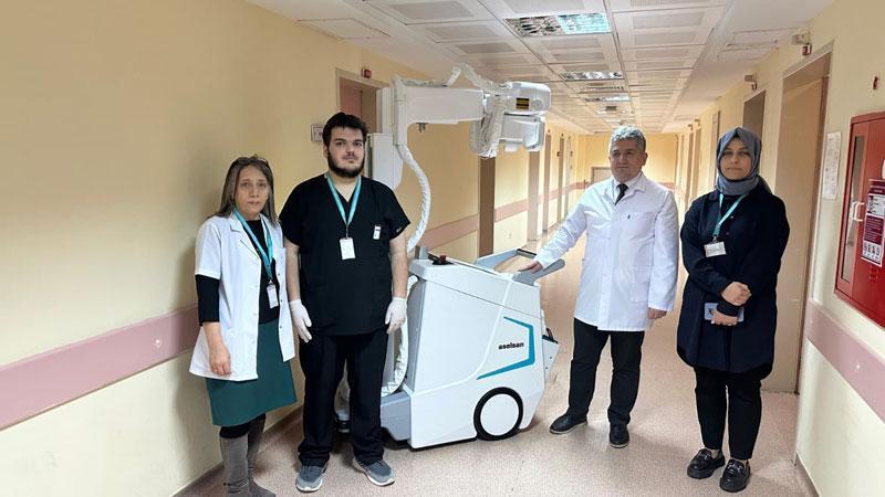 Yerli mobil dijital röntgen cihazı, Rize’de hizmete sunuldu