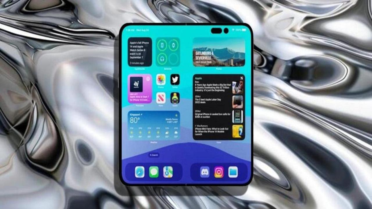 Apple’ın ilk katlanabilir iPhone’u sızdı! Tasarımda radikal değişiklik…