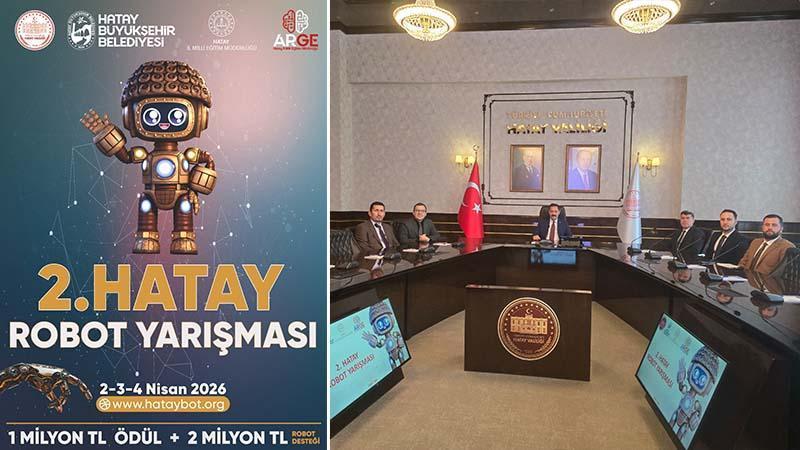 Hatay’da robot yarışması, ikinci kez düzenleniyor