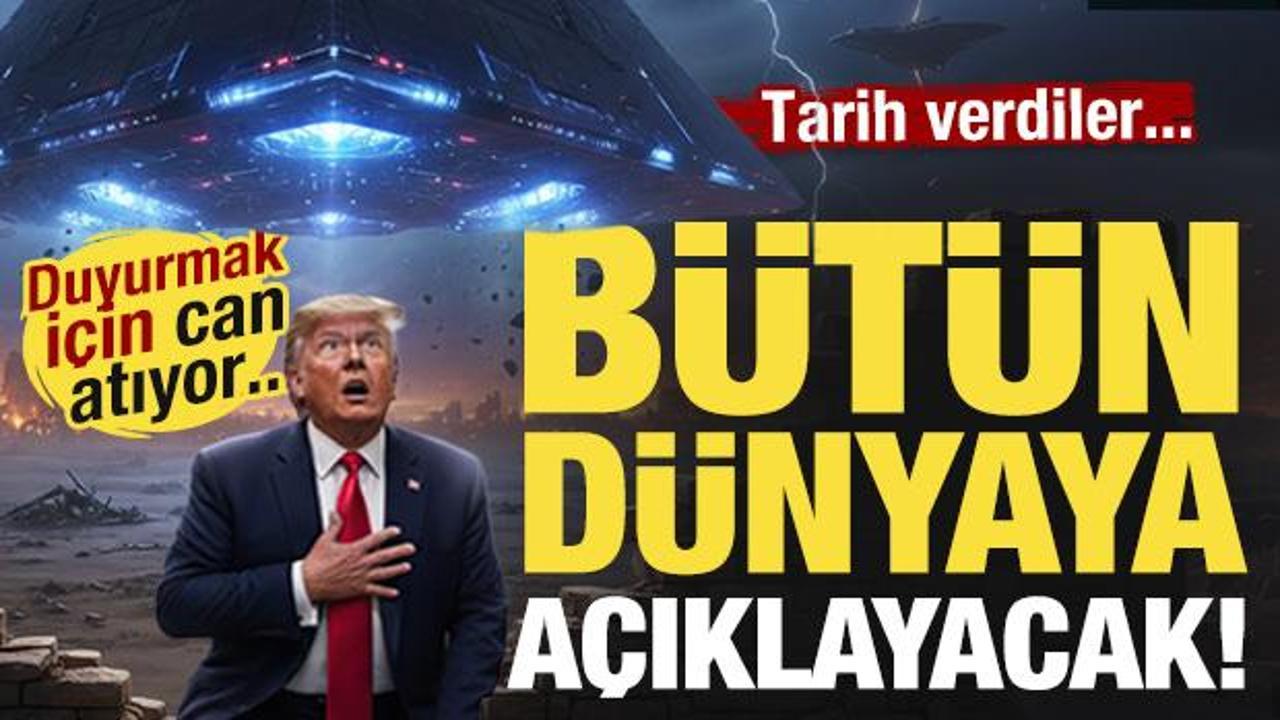 ‘8 Temmuz’ dediler! Trump, UFO’ları bütün dünyaya açıklayacak!