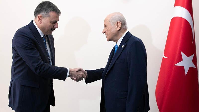 Bakan Çiftçi’den, Bahçeli’ye ziyaret