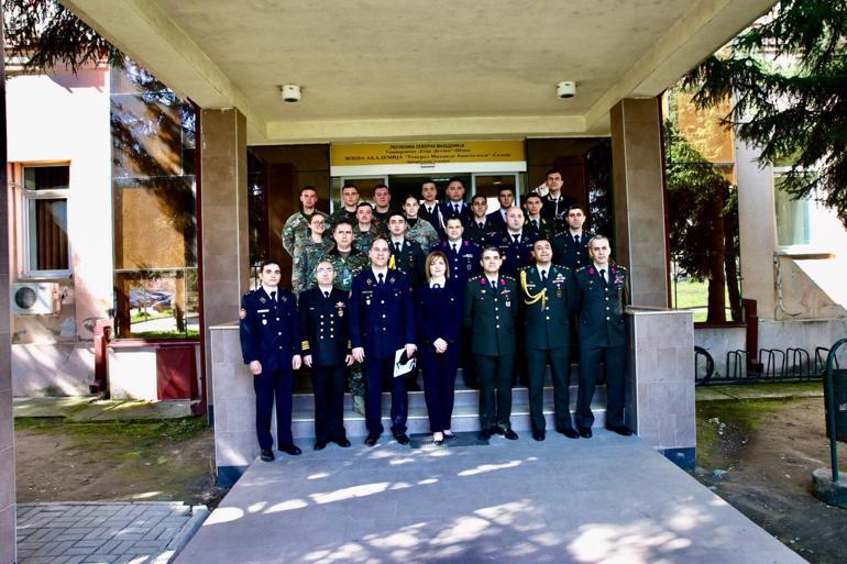 MSB Yönetim Hizmetleri Genel Müdür Yardımcısı Tuğgeneral Toper, Kuzey Makedonya’da