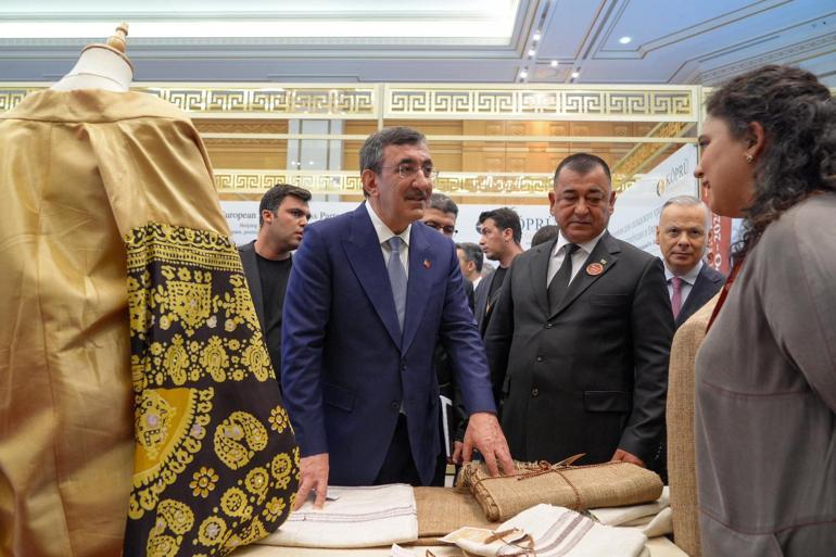 Cumhurbaşkanı Yardımcısı Yılmaz, Türkmenistan temaslarını tamamladı