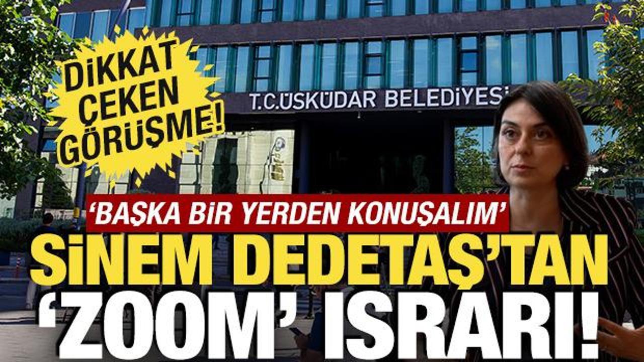 CHP’li Dedetaş’tan ‘Zoom’ ısrarı! Teknik takibe takılan görüşme dikkat çekti