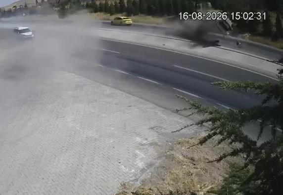 Konya'da 2 sürücünün öldüğü kazanın görüntüleri ortaya çıktı