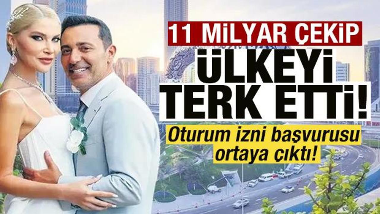 Fon krizi! Mustafa Sandal’ın eşi Melis Sütşurup 11 milyar çekip ülkeyi terk etti!