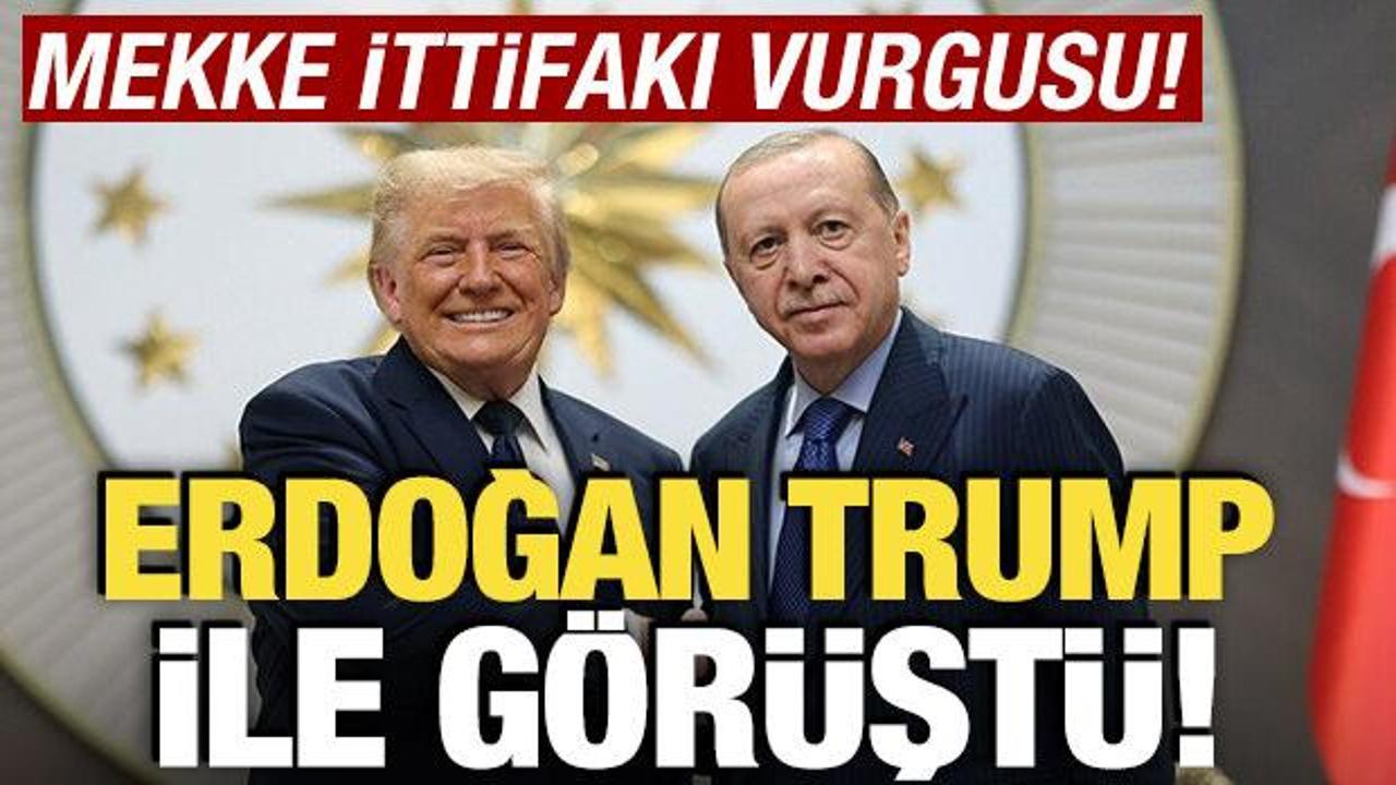 Cumhurbaşkanı Erdoğan, Trump ile görüştü! ‘Mekke İttifakı Vurgusu’
